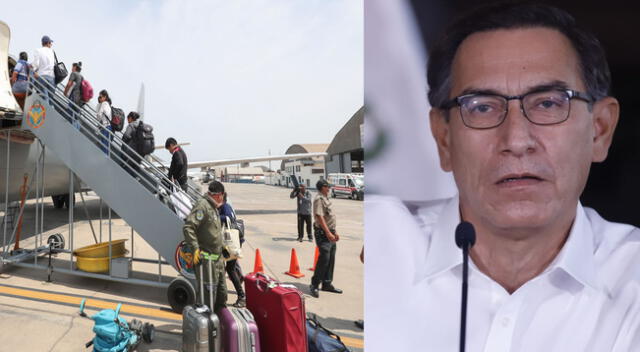 Peruanos que regresan en vuelos humanitarios deben viajar con mascarillas.