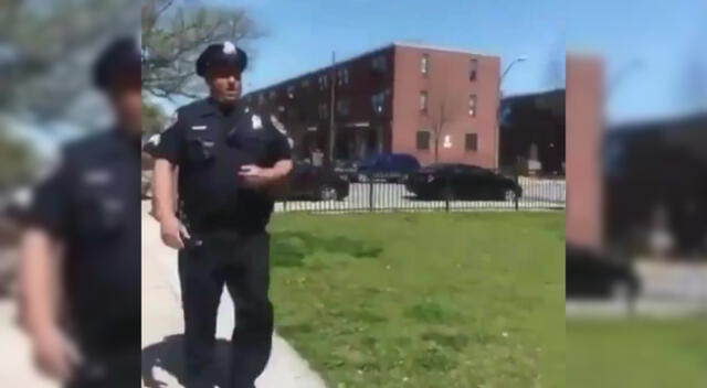 El Departamento de Policía de Baltimore inició una investigación sobre el oficial.
