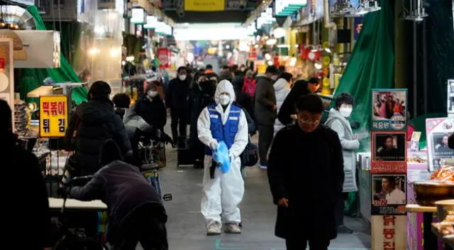 Corea de Sur ha reportado 10,480 casos positivos de coronavirus y 211 muertes.