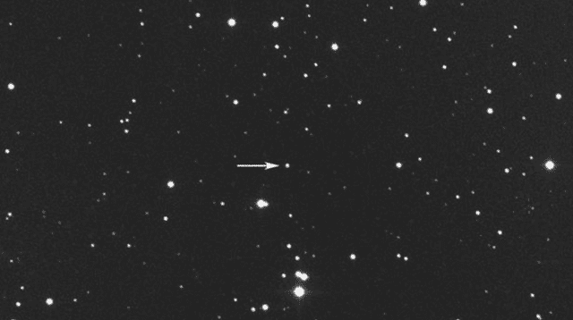 El asteroide captado por el proyecto Virtual Telescope con sede en Italia.