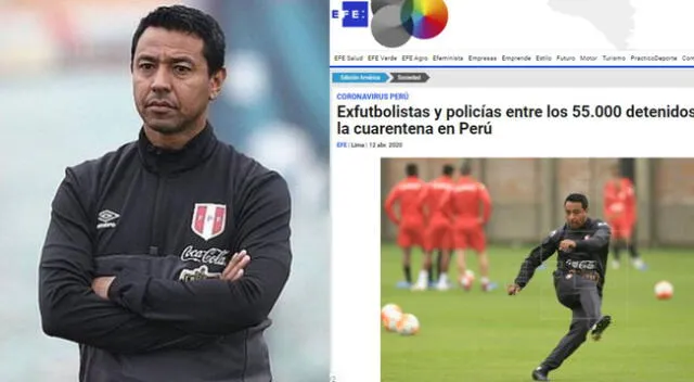 Nolberto Solano fue detenido al celebrar una fiesta en pleno toque de queda.