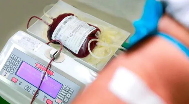 Donación de sangre.