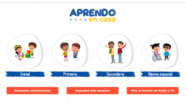 Niños y adolescentes pueden aprender y realizar actividades desde su hogar a través de la web, radio y televisión.