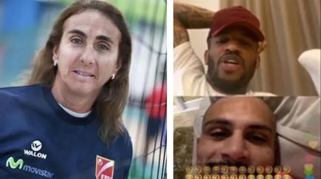 Natalia Málaga en Instagram respondió la videollamada de Jefferson Farfán y Paolo Guerrero .