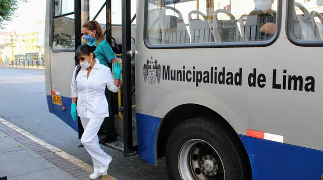 Algunos servicios del metropitano y corredores modifican sus rutas para llevar a los hospitales del Ministerio de Salud que tiene a pacientes con coronavirus.