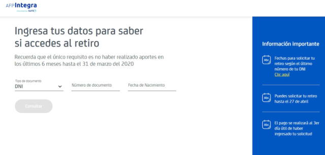 ¿Qué pasos debo seguir para retirar mi AFP Integra?