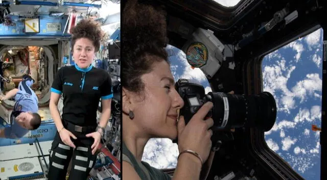 Astronauta Jessica Meir captó importantes imágenes espaciales | FOTO: NASA / Composición