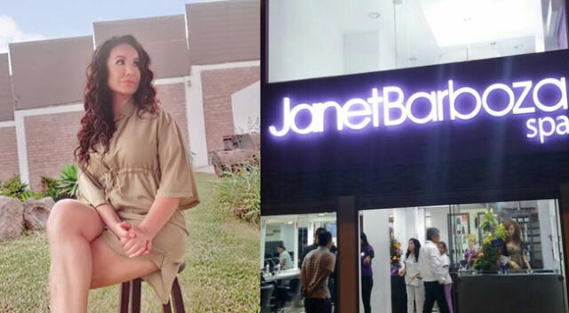 Janet Barboza tuvo que dar de baja a uno de sus spas.