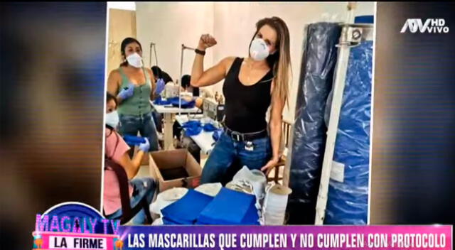 Programa de Magaly Medina pone en duda efectividad de las mascarillas.