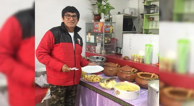 Fernando Armas cocina en tiempos de cuarentena.