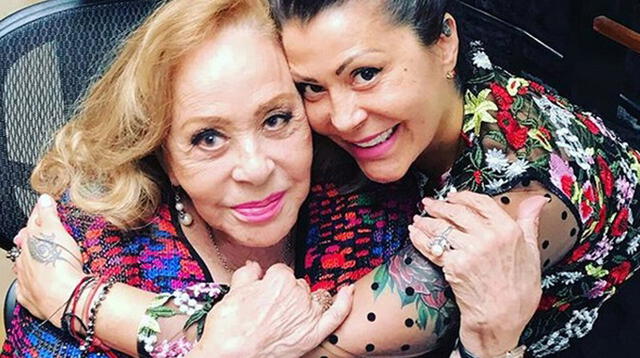 Alejandra Guzmán y su mamá Silvia Pinal