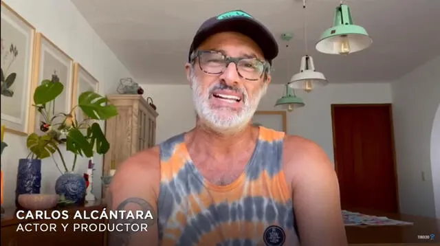 Carlos Alcántara dijo en Youtube que estrenará show online para recaudar fondos y apoyar a trabajadores de la industria cinematográfica