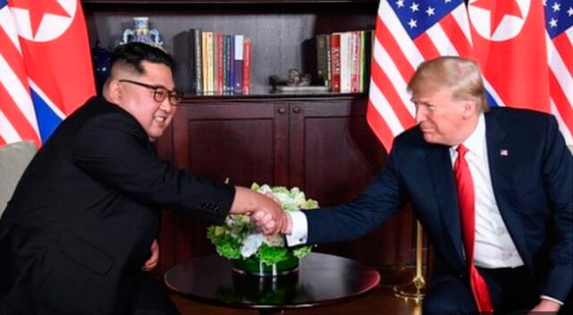 El histórico encuentro entre Kim Jong y Donald Trump.