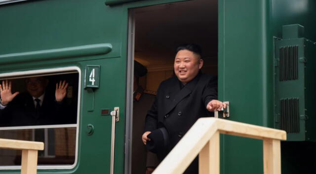 Las fotos satelitales muestran que al tren de 250 metros de largo perteneciente a Kim Jong-un.