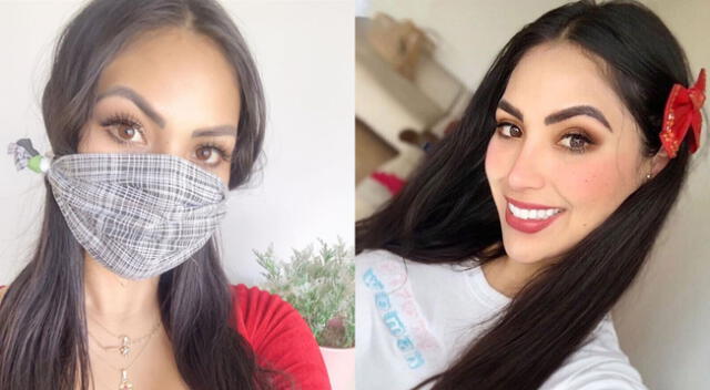 Ex candidata a Miss Perú lleva guantes y mascarillas a presos