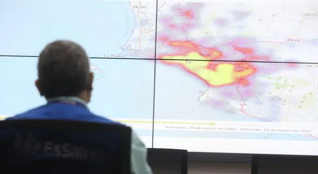 Conoce el mapa de calor de coronavirus en Lima.