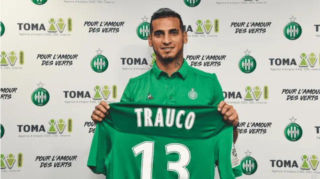 Miguel Trauco no tuvo grandes actuaciones en el Saint Étienne