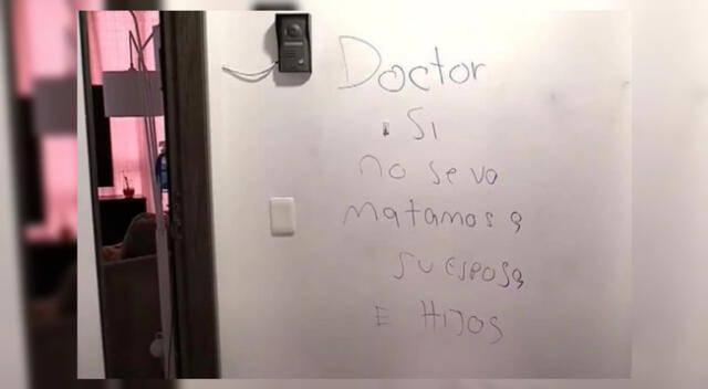 El médico actualmente se encuentra con protección policial.