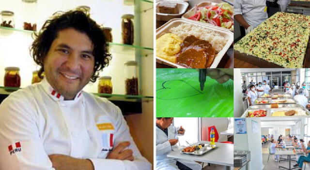 Chef peruano reveló parte de su noble hazaña en sus redes sociales.