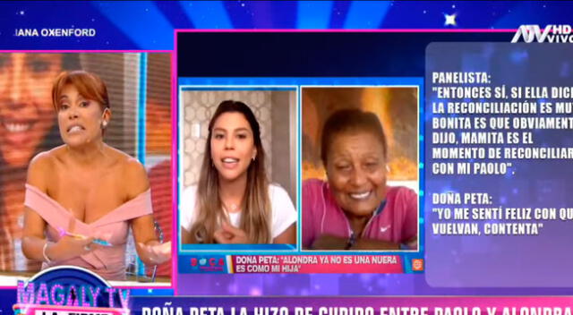 Magaly Medina pone en duda el amor entre Paolo Guerrero y Alondra García Miró.