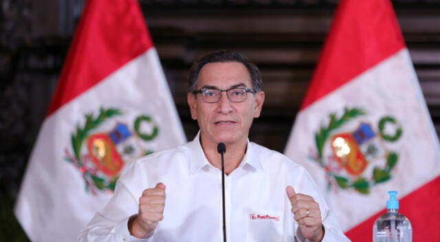 Martín Vizcarra brindará conferencia de prensa.