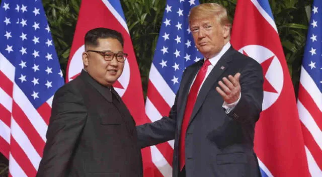 Donald Trump, presidente de Estados Unidos y Kim Jong -un, líder de Corea del Norte.