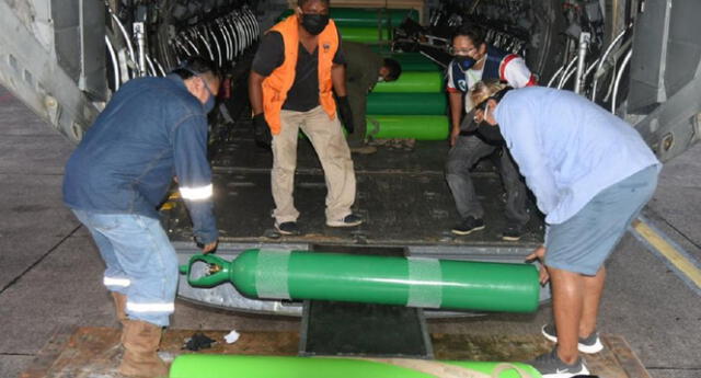 Son 500 balones de oxigeno que compró Gobierno Regional de Loreto para combatir al Covid-19.