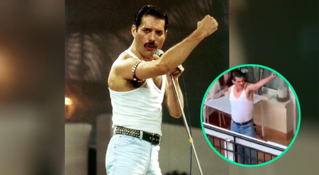 El señor imitó a Freddie Mercury y se ha vuelto toda una sensación en redes sociales.