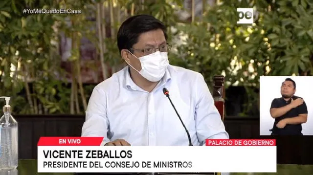 Premier Vicente Zeballos aclaró que las personas el cual se coordinó su retorno a su región natal, se le realizó un tamizaje de salud para descartar algún contagiado del Covid-19.