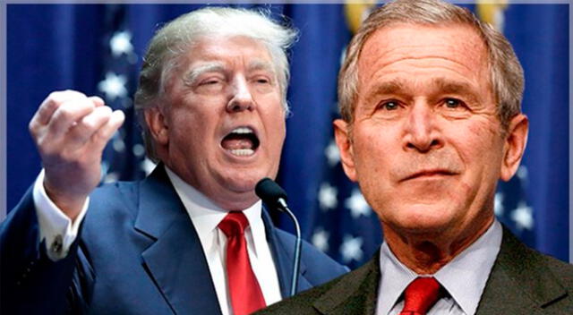 El llamado de Bush a la unidad fue recibido con críticas por el presidente Donald Trump.