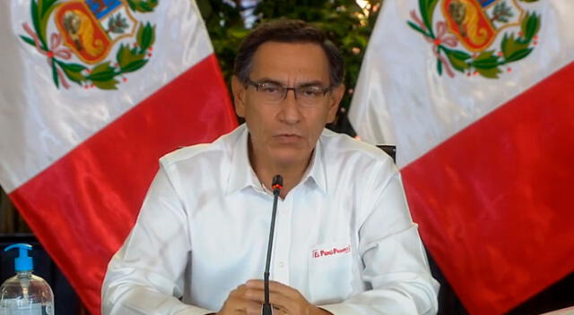 El presidente Martín Vizcarra