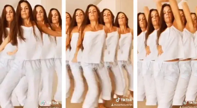 Rebeca Escribens sorprende con reto de TikTok.