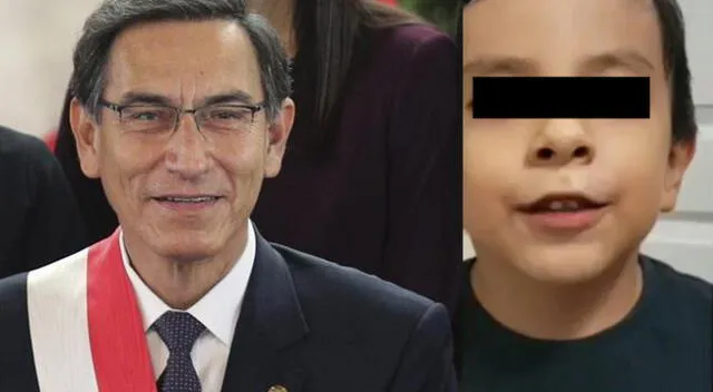 Niños aceptaron disculpas del presidente Martín Vizcarra.