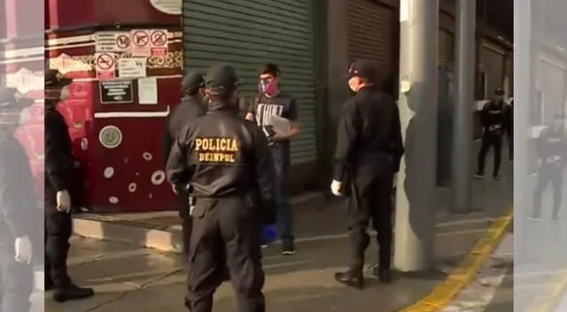 Operativo en Mesa Redonda.