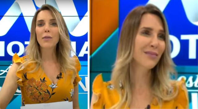 Juliana Oxenford fue sorprendida con un tierno saludo de su pequeña hija y su esposo durante la emisión de su programa en ATV.