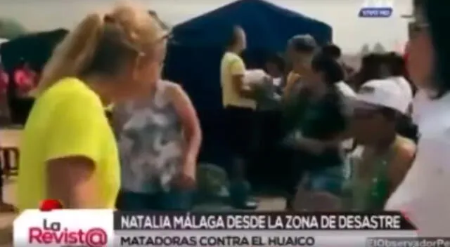 Natalia Málaga en reportaje del 2017.