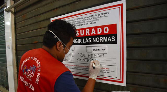 Clausuran mercado de Condevilla por medidas sanitarias