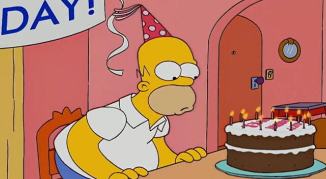 Papá de Bart Simpson apaga 64 velitas hoy.