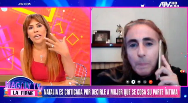 Natalia Málaga se molesta con Magaly Medina por su video viral.