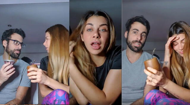 La modelo grabó un divertido video con su novio donde hablan de Tik Tok