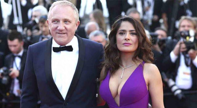 Salma Hayek y su esposo forman una sólida relación.