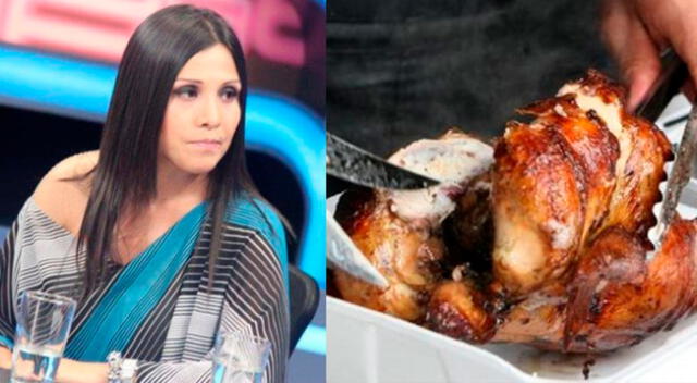 La conductora Tula Rodríguez mostró su rechazo a la apertura de restaurantes de pollo a la brasa.