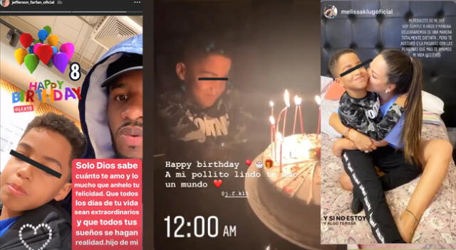 Jefferson Farfán y Melissa Klug le dedican tierno mensaje de cumpleaños a su hijo menor