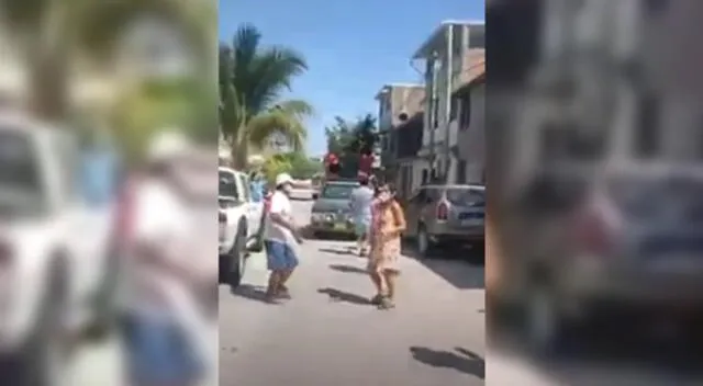 Vecinos que bailaron en la calle fueron multados.