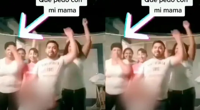 Los pasos de baile de la señora se volvieron virales.