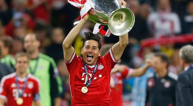 Claudio Pizarro ganó la Champions League con el Bayern Múnich.