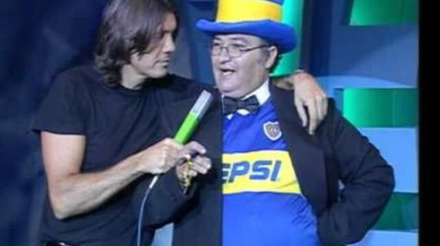 Humorista argentino 'Larry De Clay' recordó a los jugadores peruanos que jugaron  por Boca.