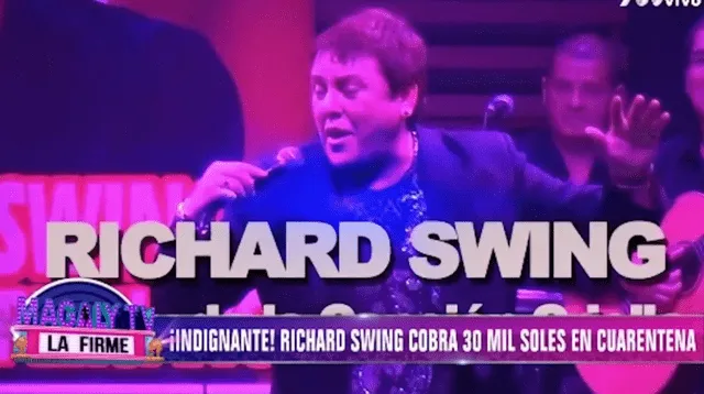 Como se recuerda, Richard Swing, cuyo verdadero nombre es Richard Cisneros, es parte de la farándula por ser un compositor musical.