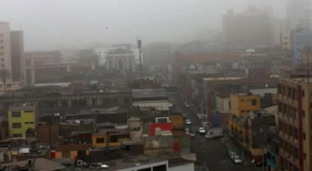 Descenso de temperatura en Lima.