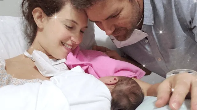 Emilia Drago dio la noticia a solo tres días del nacimiento de su pequeña Lara.